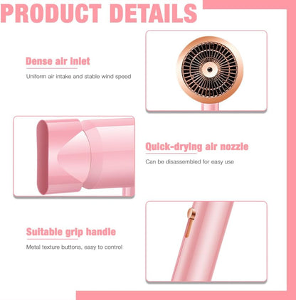 Travel Hair Dryer 800W Mini Foldable Blow Dryer