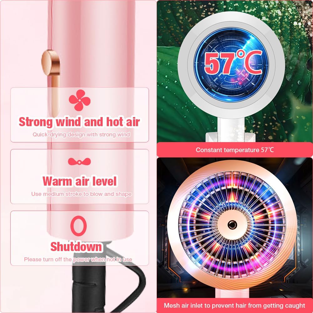 Travel Hair Dryer 800W Mini Foldable Blow Dryer